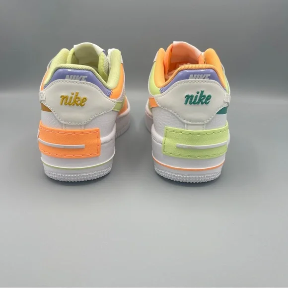 Nike AIR FORCE 1 SHADOW CASUAL SHOES MULTI-COLOR/ WHITE/WOMEN - Picture 8 of 16